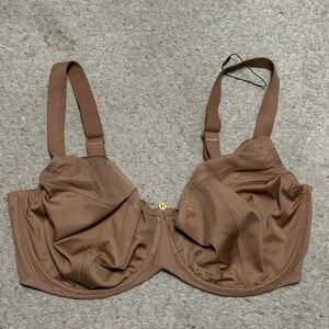 Understance Anya smooth flexwire bra Walnut brown 40J New w/o tag plus size